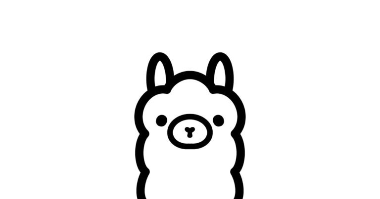 Il lama, logo ufficiale di Ollama