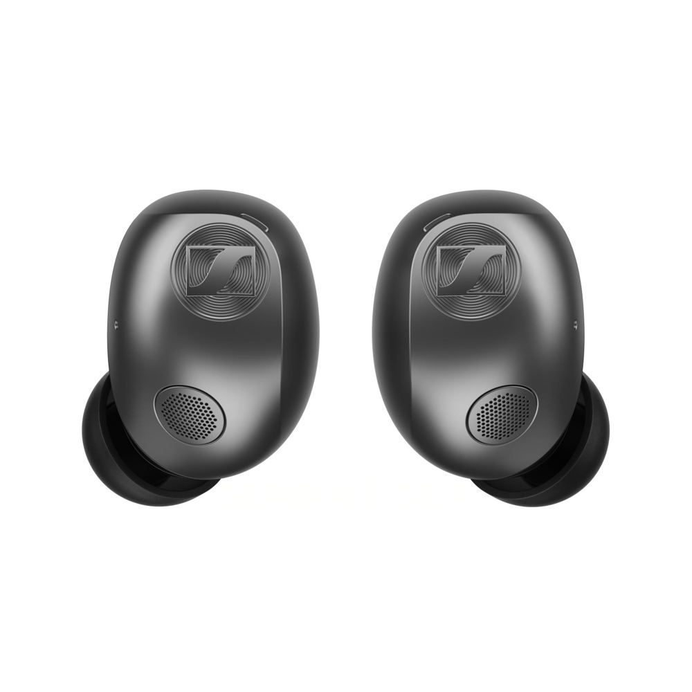 Gli auricolari Momentum True Wireless 5 nella finitura Graphite.