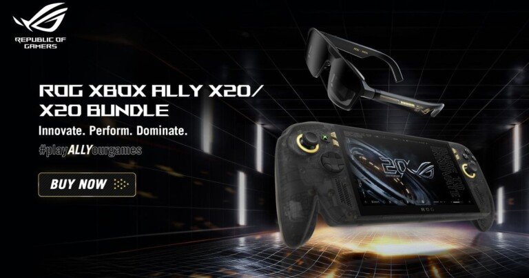 ASUS Republic of Gamers vende il ROG XBOX Ally X20 con OLED da 7,4 pollici