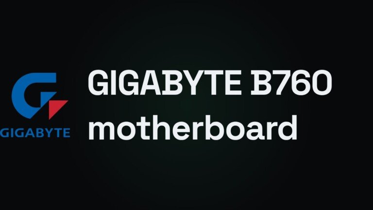 Logo di GIGABYTE B760 motherboard