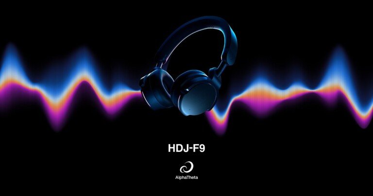 AlphaTheta HDJ-F9, cuffie DJ wireless on-ear con SonicLink a 9 ms