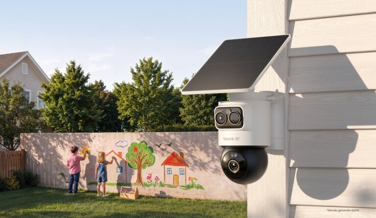 Reolink OMVI 2i Ultra: telecamera solare a doppio obiettivo e microSD