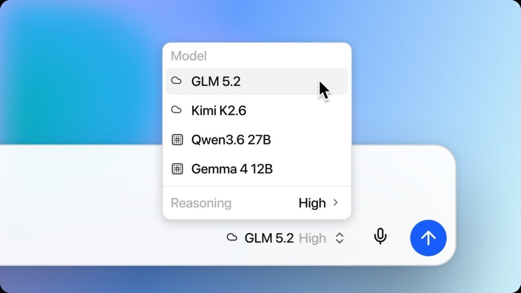 Menu a tendina di LM Studio per selezionare ed eseguire il modello GGUF desiderato.