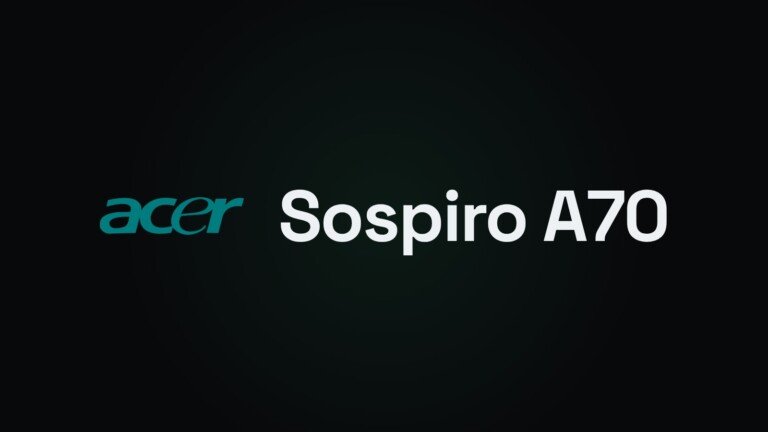 Acer Sospiro A70: display posteriore per i selfie e slot microSD