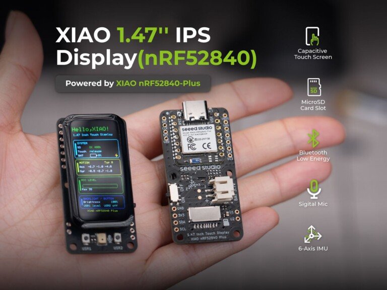 XIAO Display Gadgets, sei schede Seeed Studio con schermo a colori